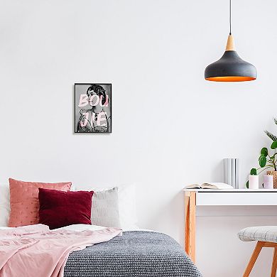 Stupell Home Decor Boujie Vintage Woman Framed Wall Art