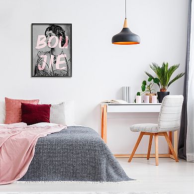 Stupell Home Decor Boujie Vintage Woman Framed Wall Art