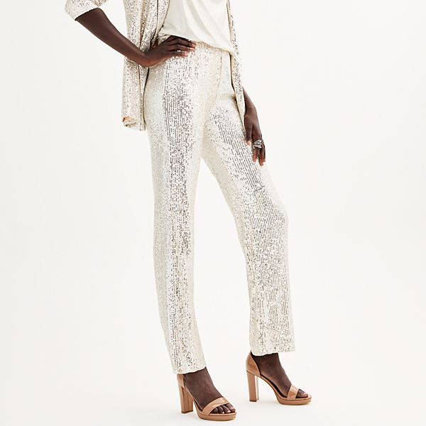 womens sequin pants