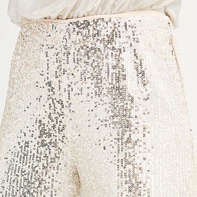 Women's Nine West Pull On Sequin Pants