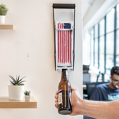 McKay 16 oz. Metal Can Crusher, Heavy Duty Wall Mounted Smasher