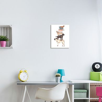 Stupell Home Decor Mixed Stacked Dog Breeds Wall Plaque