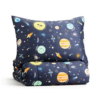 The Big One Kids??? Diego Solar System Glow In The Dark Reversible Comforter Set with Shams