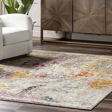 nuLOOM Cezanne Colorful Abstract Area Rug