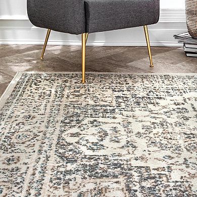 nuLOOM Tanith Vintage Medallion Area Rug