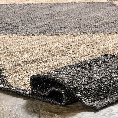 nuLOOM Pandora Diamond Jute Area Rug