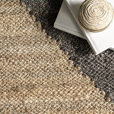 nuLOOM Pandora Diamond Jute Area Rug