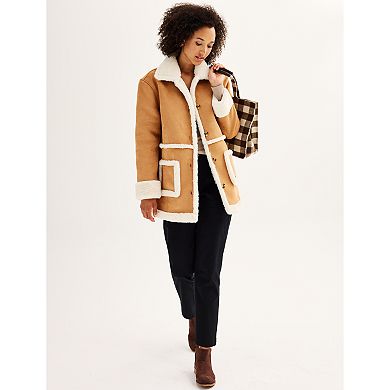 Women's Sonoma Goods For Life® Faux Shearling Jacket