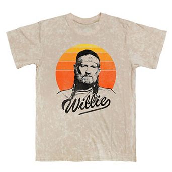 Men's Willie Nelson Sunset Gradient Graphic Tee