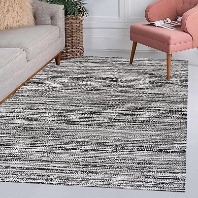 Jonathan Y Loom Modern Striped Area Rug