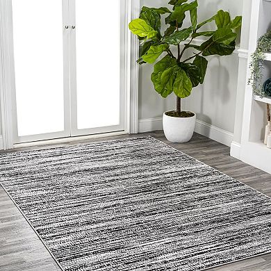 Jonathan Y Loom Modern Striped Area Rug