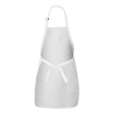 Q-tees Full-length Apron With Pockets