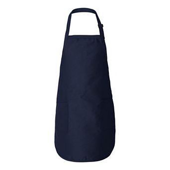 Q-tees Full-length Apron With Pockets