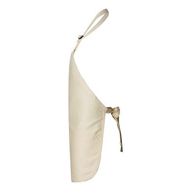 Full-Length Apron with Pouch Pocket