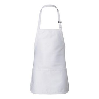 Q-tees Full-length Apron With Pouch Pocket