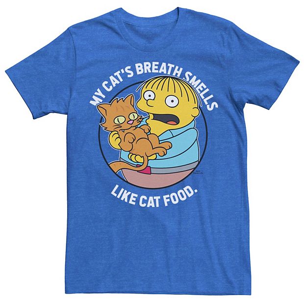 Men s The Simpsons Ralph My Cat s Breath Smells Like Cat Food