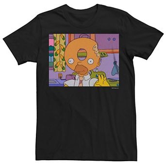 Men's The Simpsons Donut Homer Graphic Tee