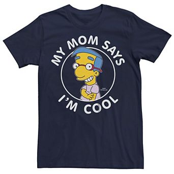 Men's The Simpsons Milhouse Badge Graphic Tee