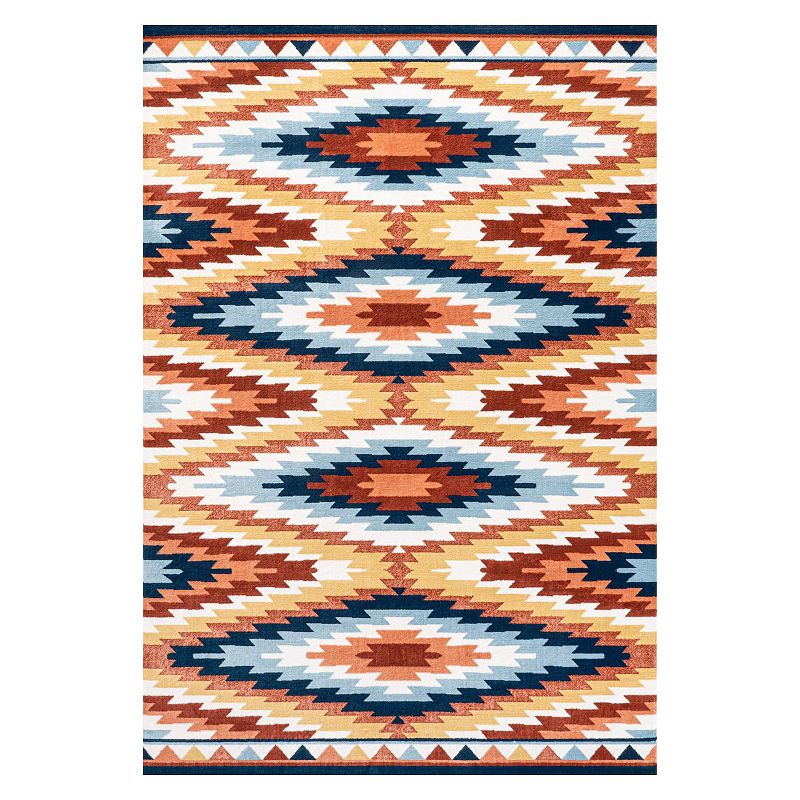 Jonathan Y Colorful Geometric Area Rug, Yellow, 8X10 Ft