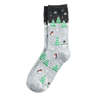 Women's Penguin Wonderland Crew Socks