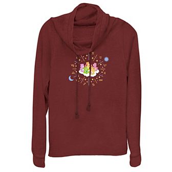 Juniors' Care Bears Horoscopes Cowlneck Graphic Lightweight Long Sleeve