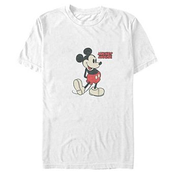 Disney's Mickey Mouse Juniors' Classic Distressed Mickey Boyfriend Tee