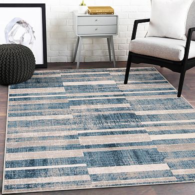 SUPERIOR Modern Striped Indoor Rug