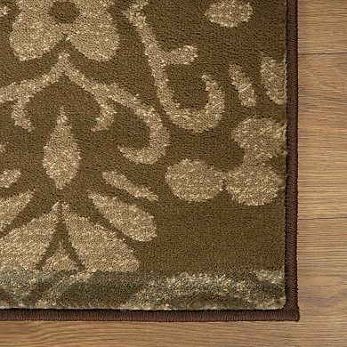 SUPERIOR Floral Medallion Blocks Geometric Indoor Rug
