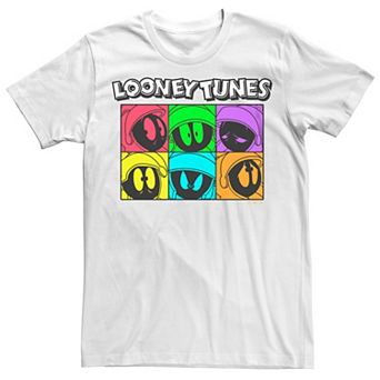 Big & Tall Looney Tunes Marvin The Martian Emotion Boxes Graphic Tee