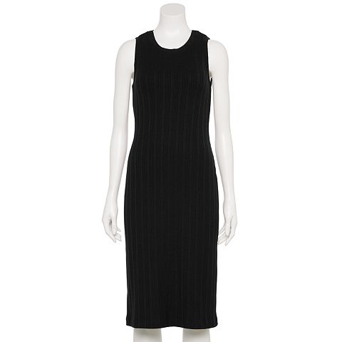 Женские платья Nine West Women's Nine West Adaptive Easy Dressing Ribbed Tank Dress