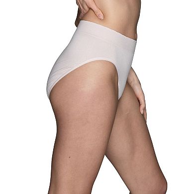 Vanity Fair Lingerie No Pinch No Show Seamless Hi-Cut 3-Pack Brief Panty Set 13417