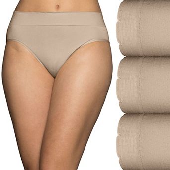 Vanity Fair Lingerie® No Pinch No Show Seamless Hi-Cut 3-Pack Brief Panty Set 13417