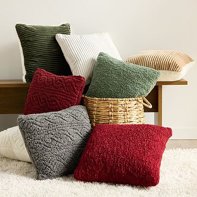 Cuddl Duds® Textured Plush Decorative Pillow