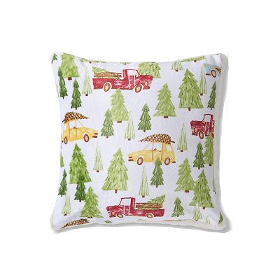 Cuddl Duds® Ivory Tree Farm Decorative Pillow