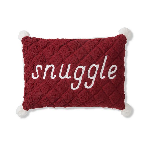 Cuddl Duds Plush Snuggle Rectangular Throw Pillow