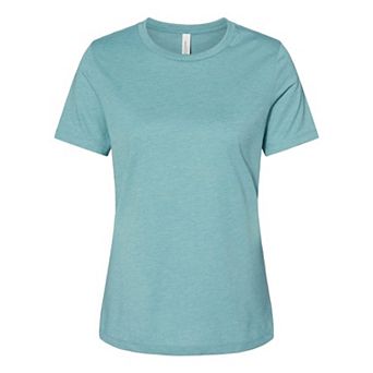 BELLA + CANVAS Womens Relaxed Fit Heather CVC Tee