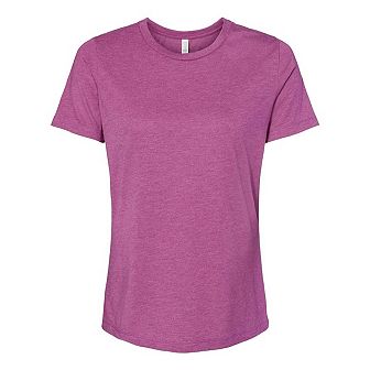BELLA + CANVAS Womens Relaxed Fit Heather CVC Tee
