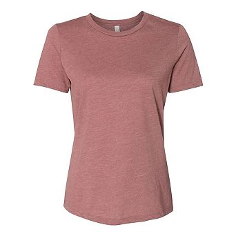 BELLA + CANVAS Womens Relaxed Fit Heather CVC Tee