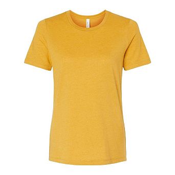 BELLA + CANVAS Womens Relaxed Fit Heather CVC Tee