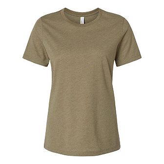 BELLA + CANVAS Womens Relaxed Fit Heather CVC Tee
