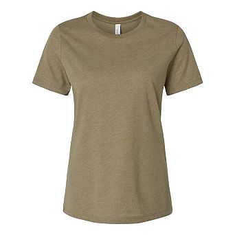 BELLA + CANVAS Womens Relaxed Fit Heather CVC Tee