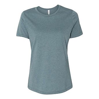 BELLA + CANVAS Womens Relaxed Fit Heather CVC Tee