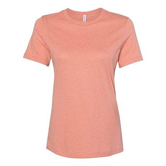 BELLA + CANVAS Womens Relaxed Fit Heather CVC Tee