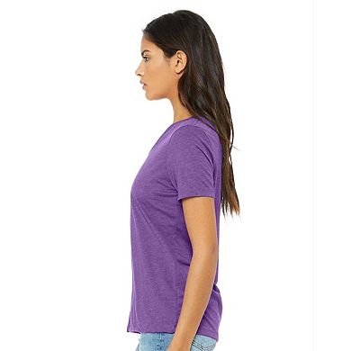 BELLA + CANVAS Women´s Relaxed Triblend Short Sleeve V-Neck Tee