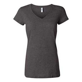 Bella + Canvas Womens Jersey V-neck Tee