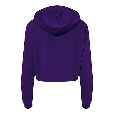 BELLA + CANVAS Women's Crop Fleece Hoodie