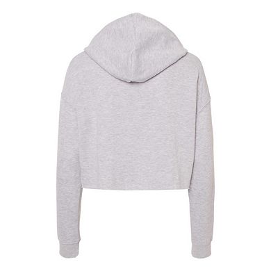 Independent Trading Co. Womens Lightweight Crop Hooded Sweatshirt