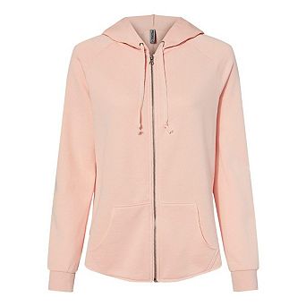 Independent Trading Co. Women´s California Wave Wash Full-zip Hooded Sweatshirt