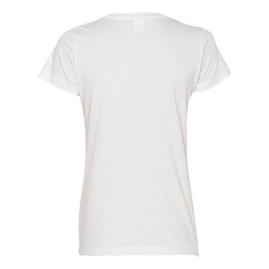 Lat Women´s V-neck Fine Jersey Tee