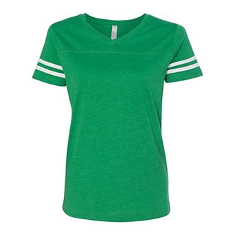 Lat Women´s Football V-neck Fine Jersey Tee